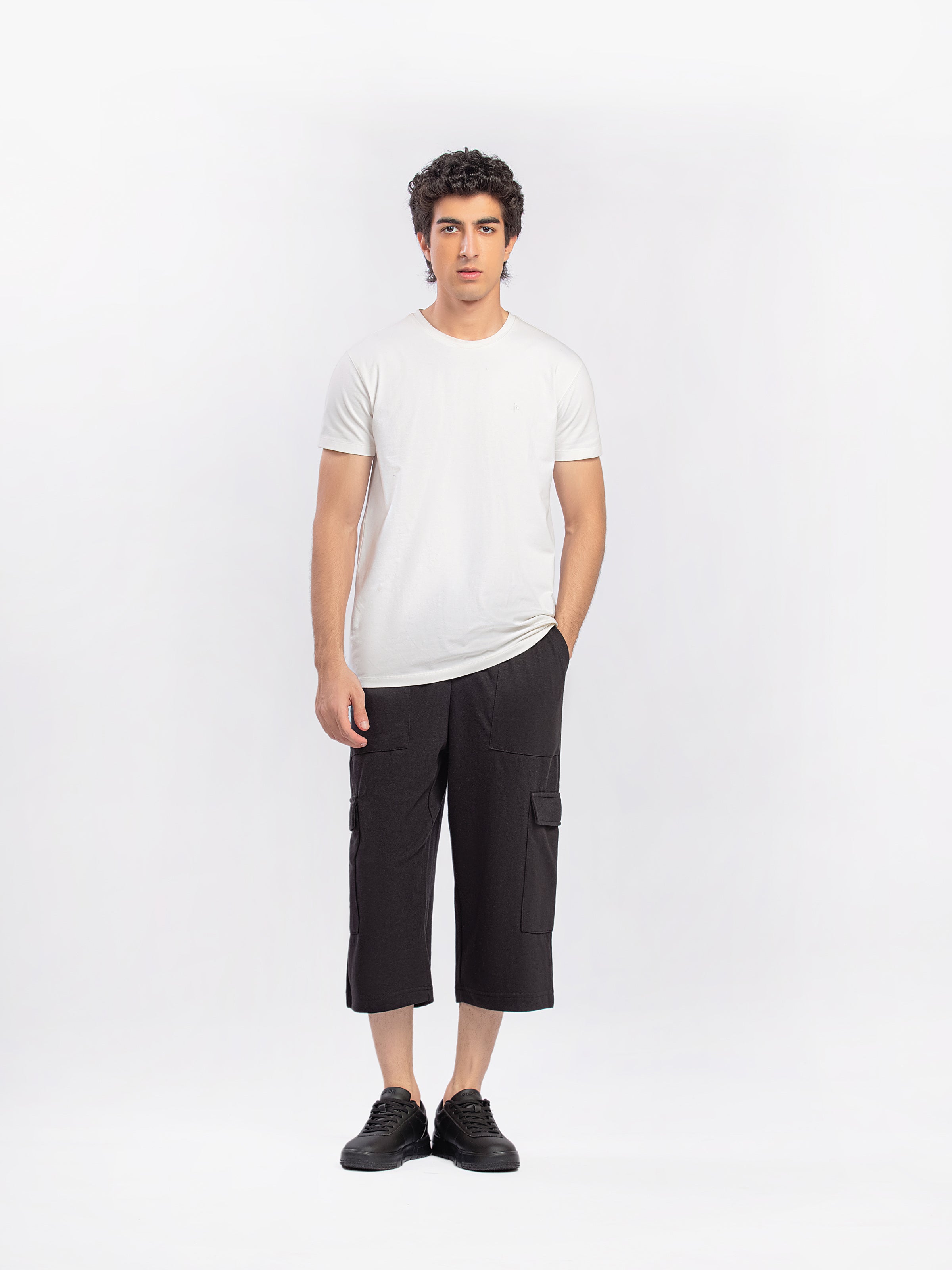 Relaxed Fit Cargo Shorts - FMBSK5-028