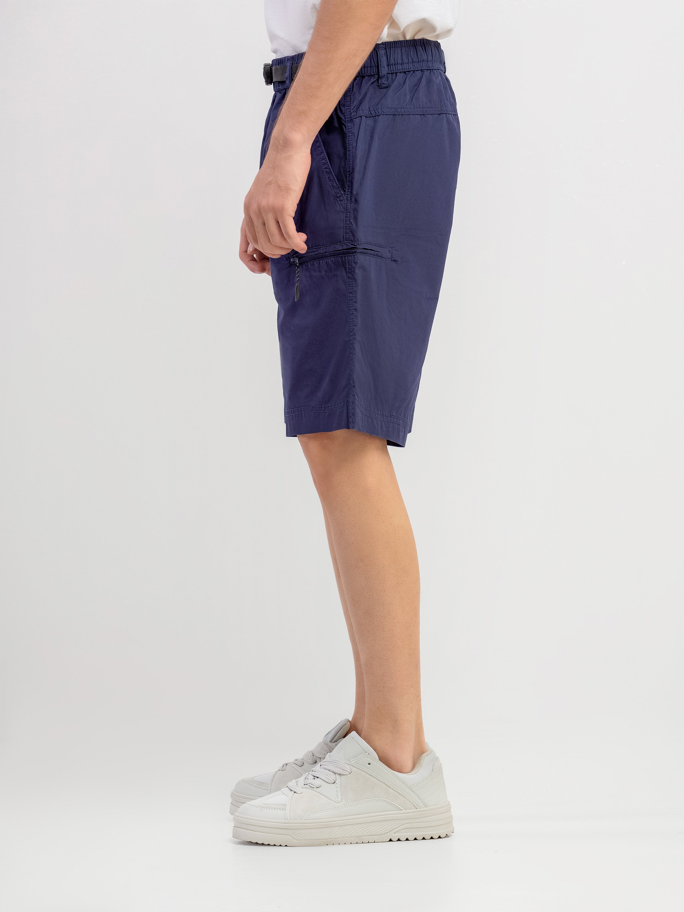 Relaxed Fit Cargo Shorts - FMBSW25-006