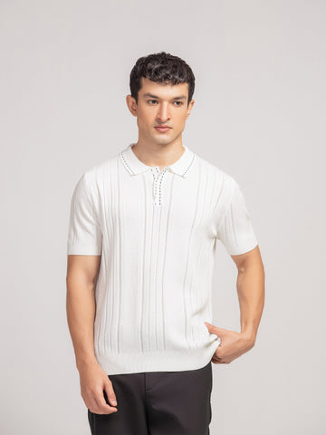 Regular Fit Knitted Polo - FMTCP5-201
