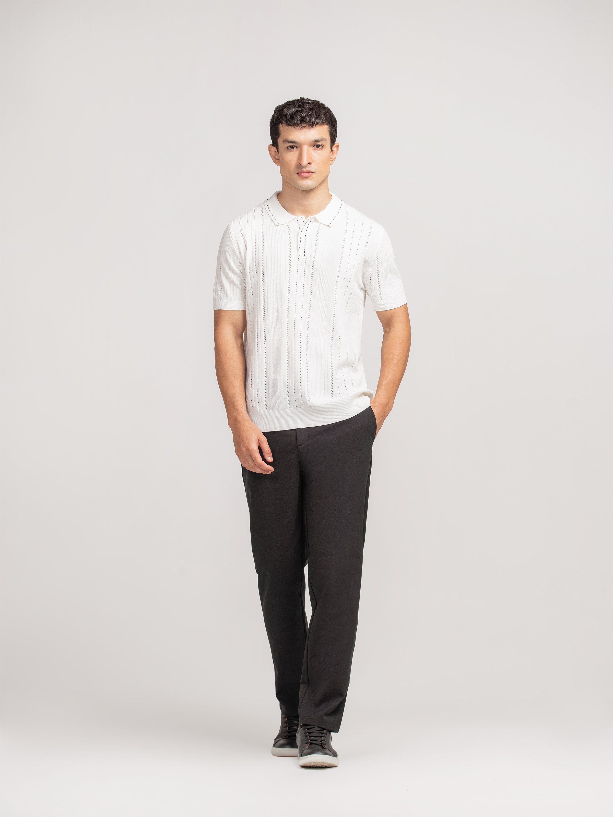 Regular Fit Knitted Polo - FMTCP5-201