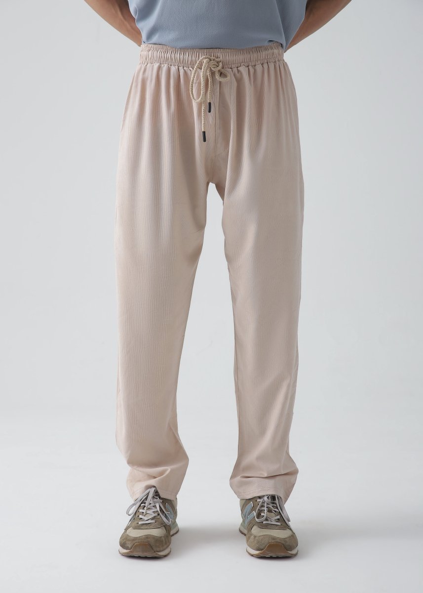 Beige Relax Fit Trouser - Vastah Official®