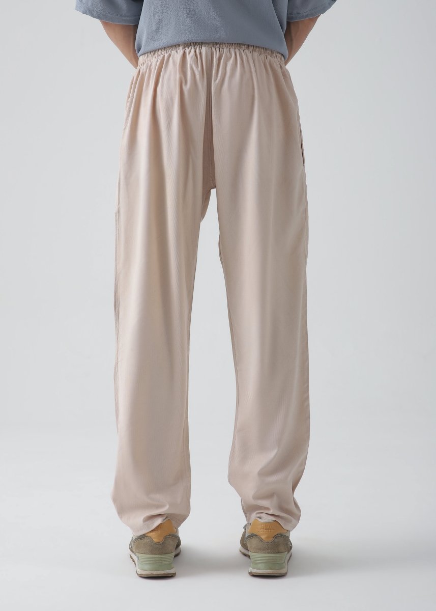 Beige Relax Fit Trouser - Vastah Official®