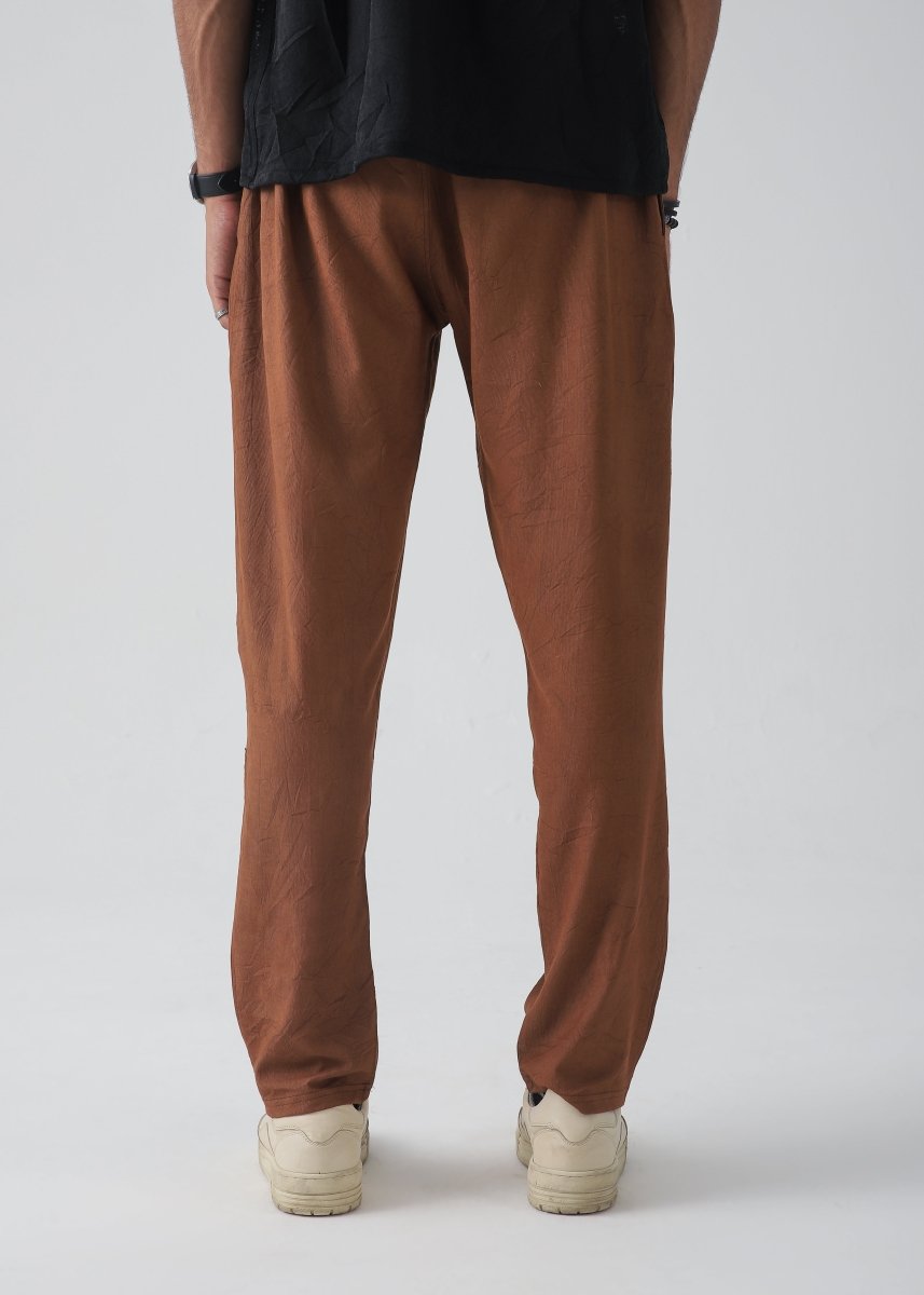 Brown Relax Fit Trouser - Vastah Official®