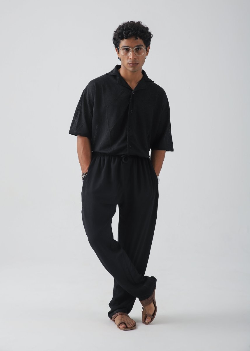 Forest Texture Black Shirt - Vastah Official®