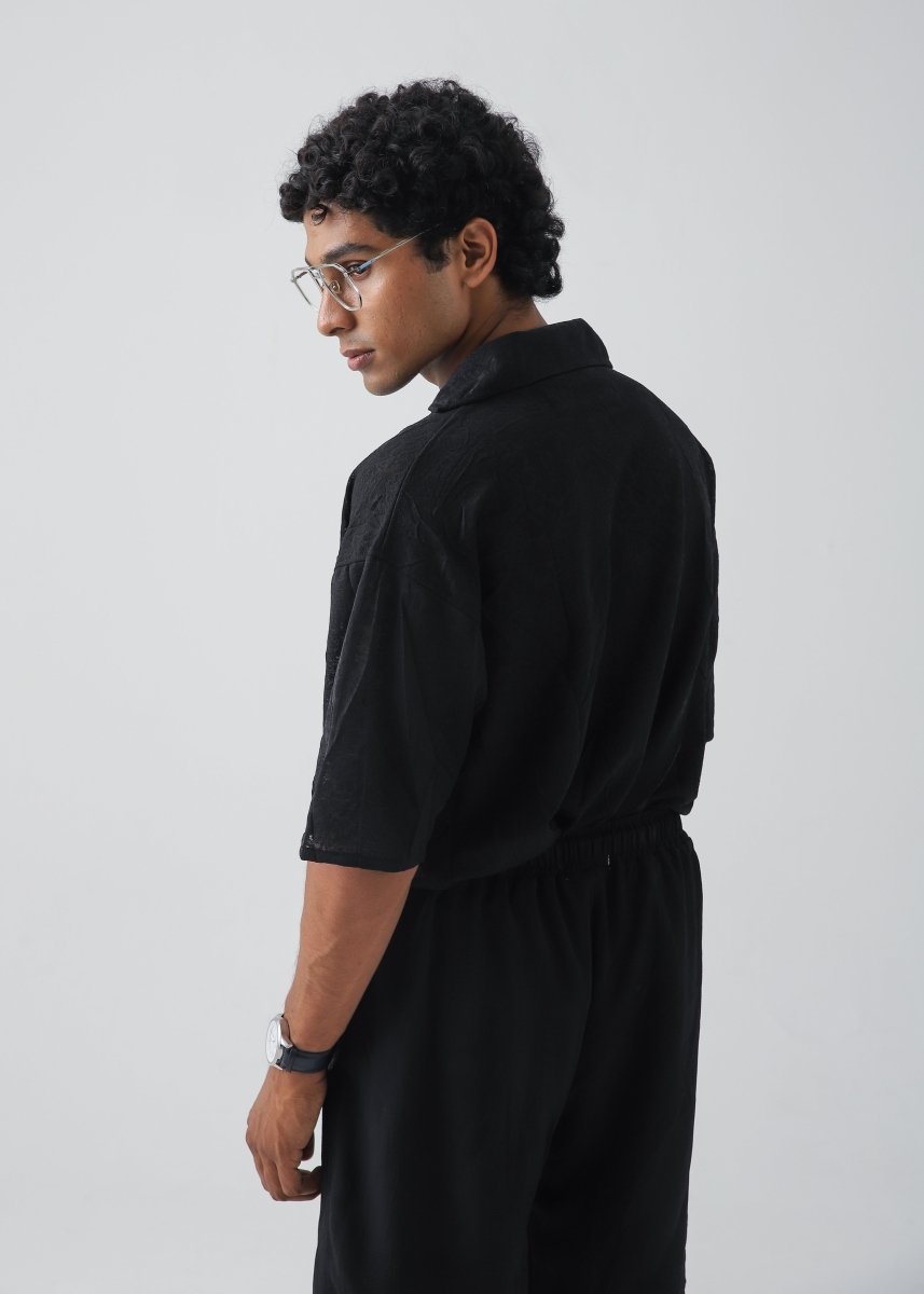 Forest Texture Black Shirt - Vastah Official®