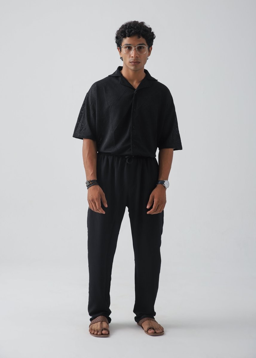 Forest Texture Black Shirt - Vastah Official®