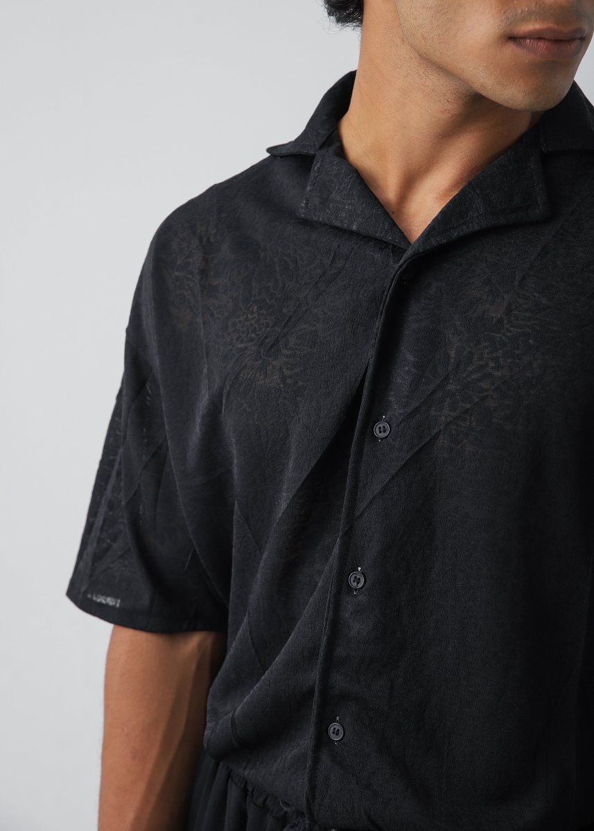 Forest Texture Black Shirt - Vastah Official®
