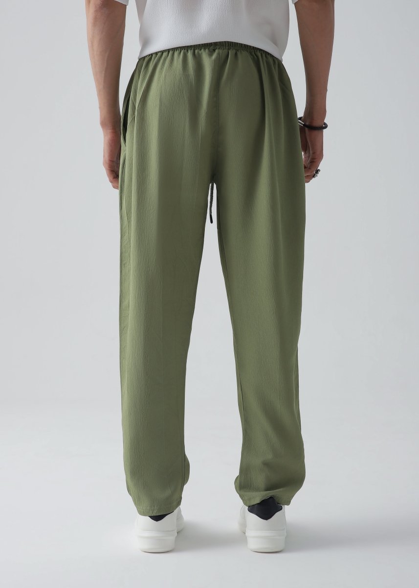 Olive Relax Fit Trouser - Vastah Official®